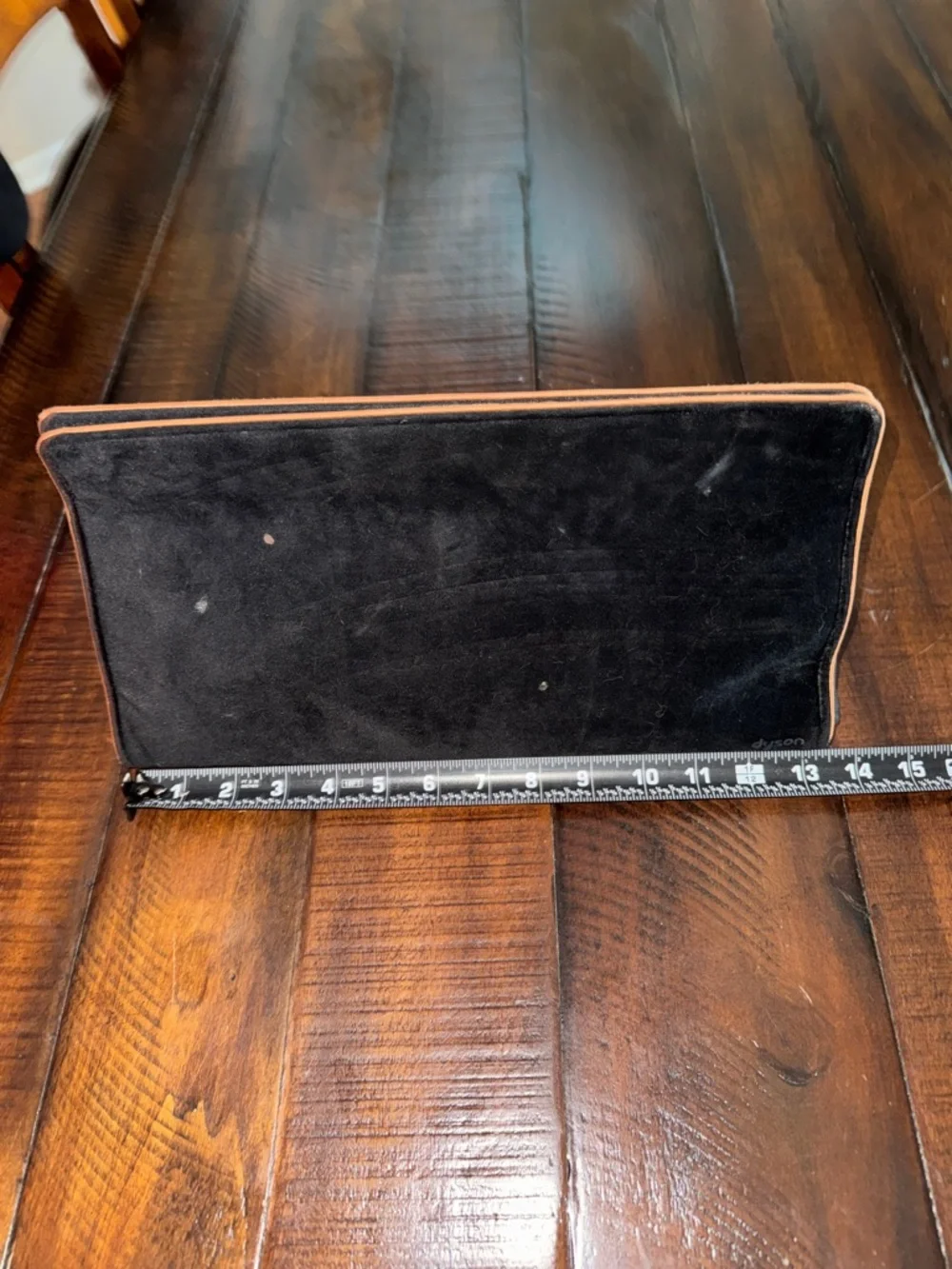 Dyson Velvet Travel Pouch Case Black Copper Trim Hair Tool Storage